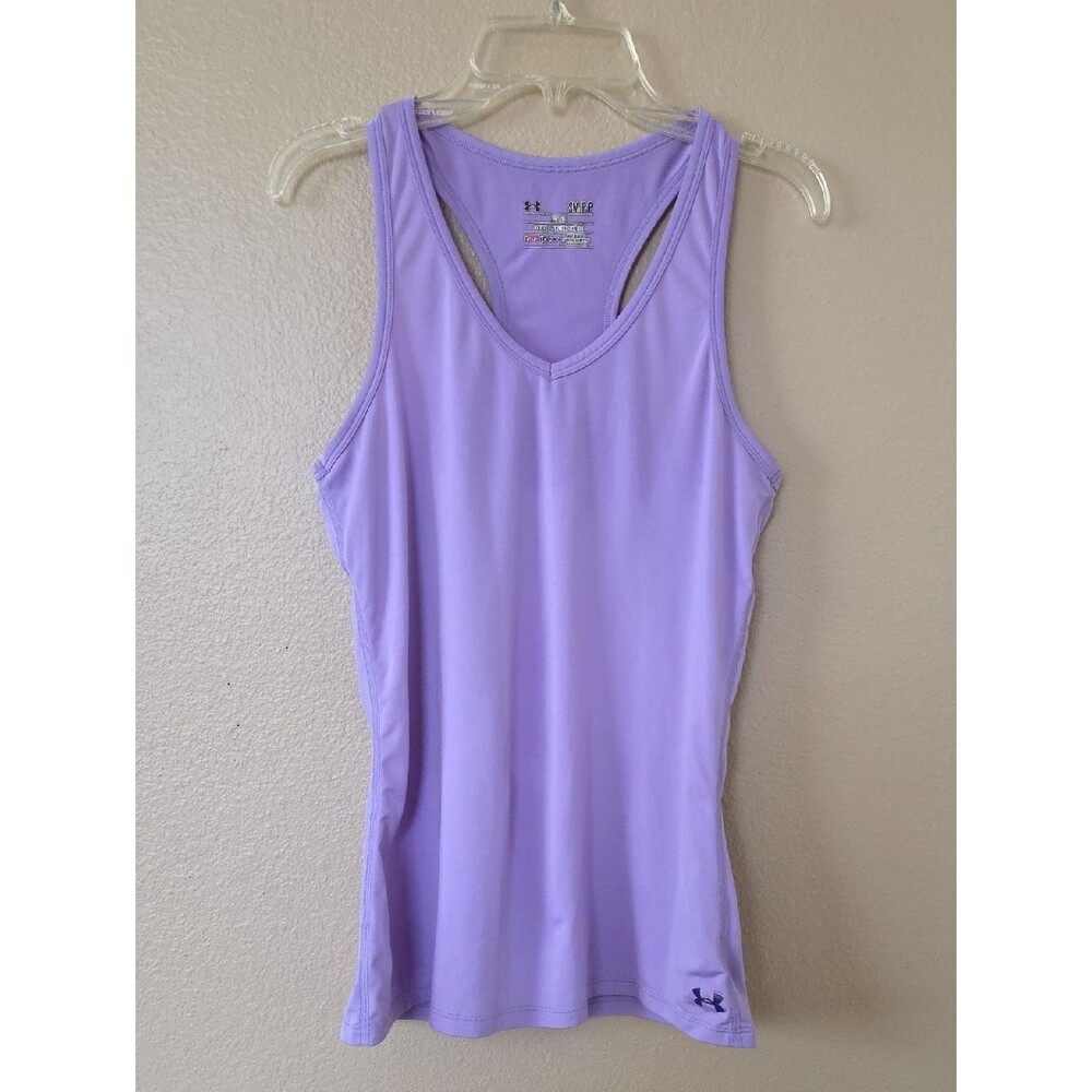 Under Armour Womens HeatGear Fitted Armour Racer Tank Top - Size Small